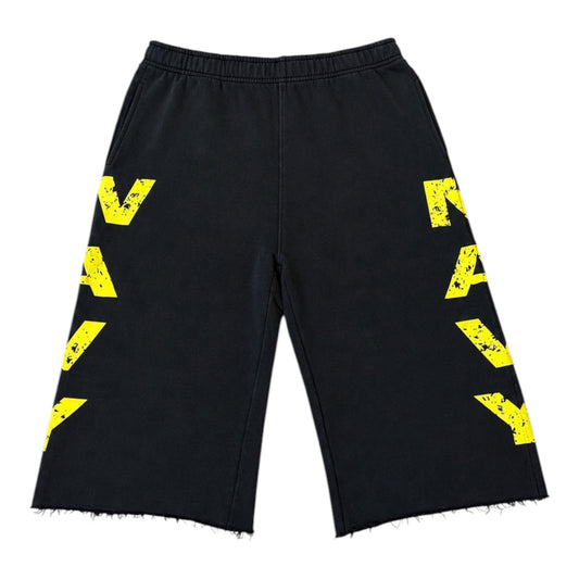 Wavy Navy 3/4th Shorts